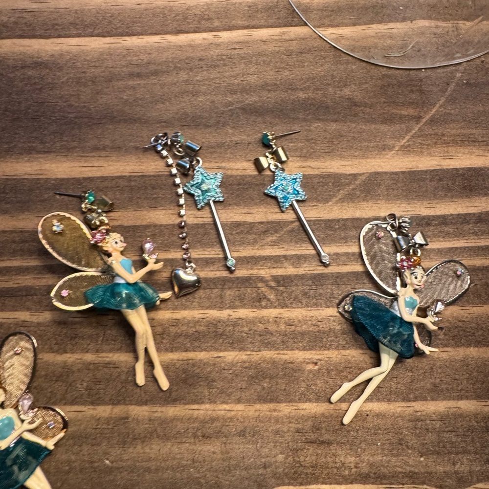 Fairy Star Earrings for Kids -authentic Betsey Johnson